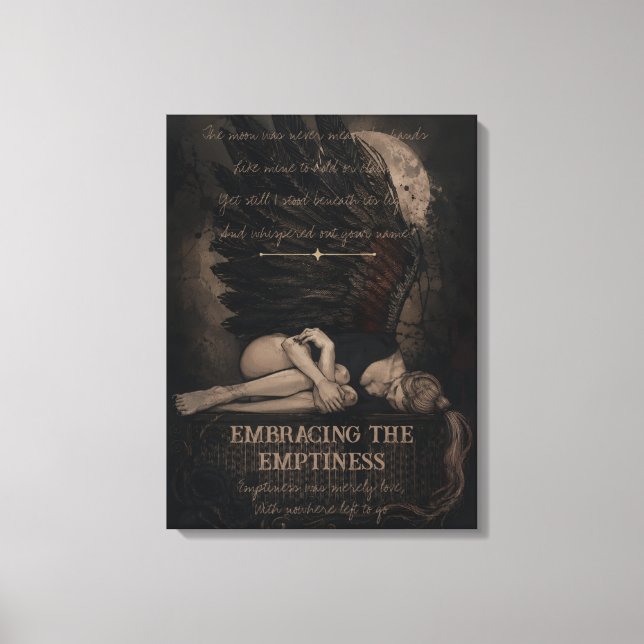 Toile Adopter le vide Dark Romantic Gothic   (Recto)