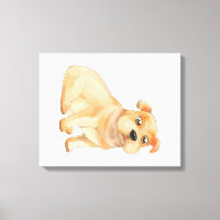 Adorable Bulldog Wall Art | Cadeau du propriétaire