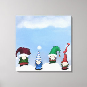 Toile Adorable Gnome Posse