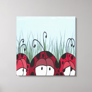 Toile adorable Ladybugs