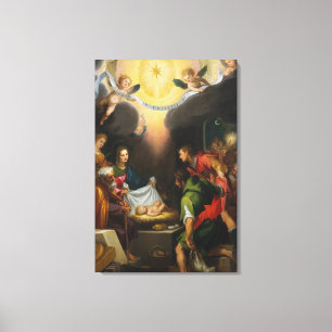 Toile Adoration des bergers - Ludvica Cigoli