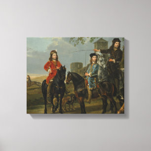 Toile Aelbert Cuyp - Portrait équestre de Cornelis et
