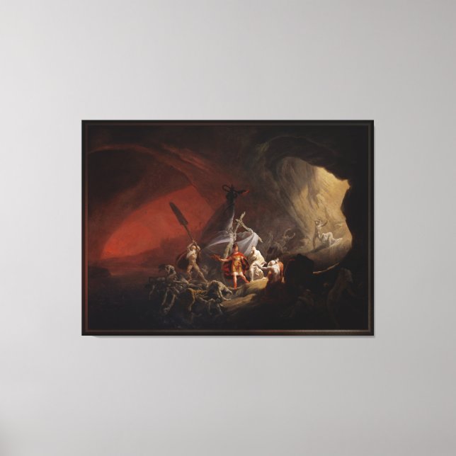 Toile Aeneas et Sibyl Old Masters Reproduction (Recto)