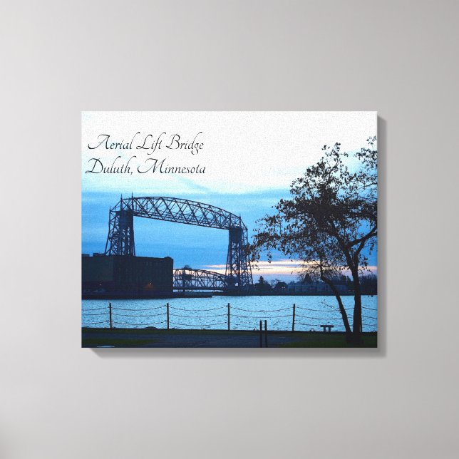 Toile Aérien Ascenseur Pont Duluth, Minnesota Imprimer C (Recto)