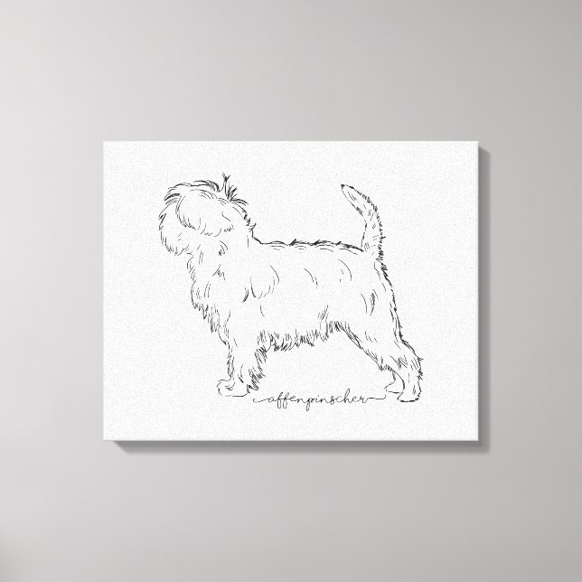 Toile Affenpinscher sketch (Recto)