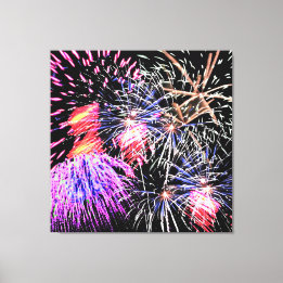 Toile Affichage Fireworks