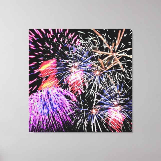 Toile Affichage Fireworks (Recto)