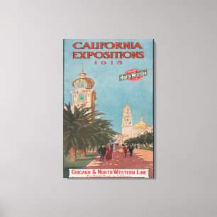 Toile Affiche #1 d'expositions de la Californie