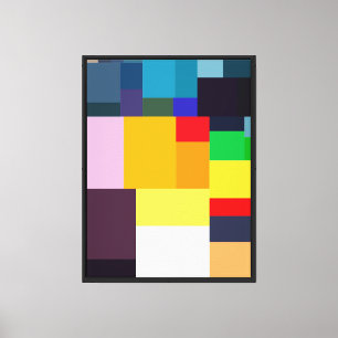Toile Affiche Abstraite Couleur Moderne