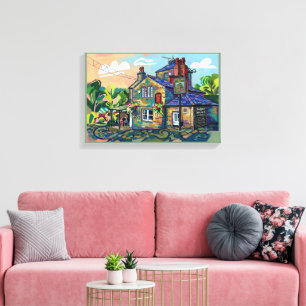 Toile Affiche artistique du Puzzle Hall Inn, Sowerby Bri