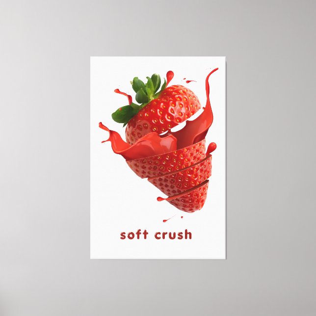 Toile Affiche d'art mural de fruits Splash d'été (Recto)