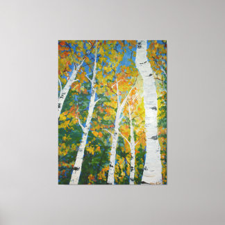 Toile Affiche d'automne Aspen