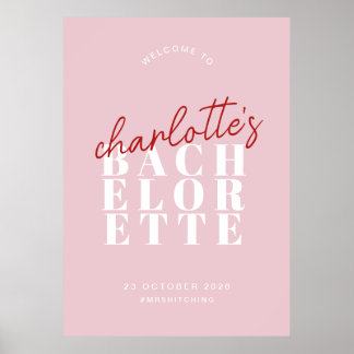 Toile Affiche de bienvenue Brody Bachelorette