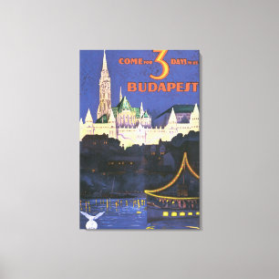 Toile Affiche de Budapest