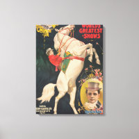 Affiche De Cirque De Madame Ada Castello Sur Un Ch