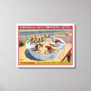 Toile Affiche De Cirque Des Sept Gaynells Vélos D'Équita