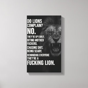 Toile Affiche de citations inspirantes pour salle de spo