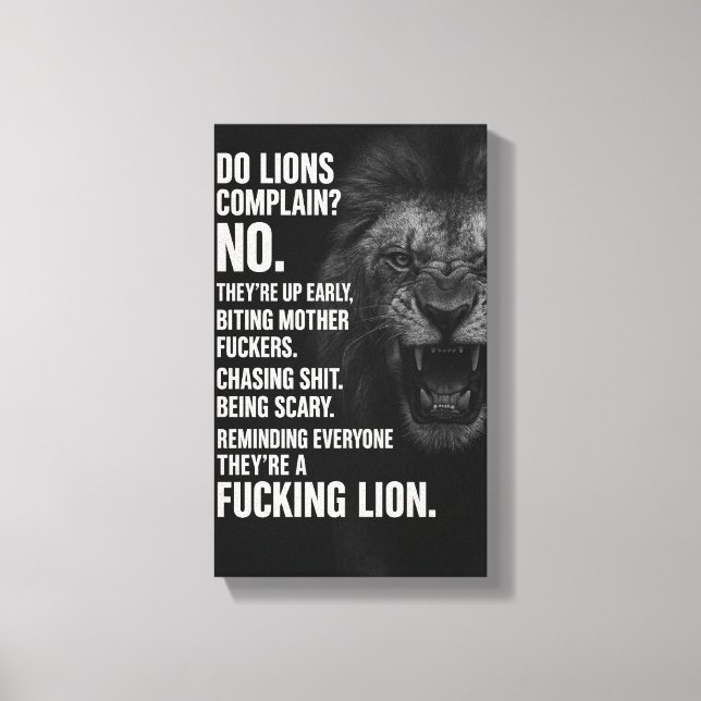 Toile Affiche de citations inspirantes pour salle de spo (Recto)