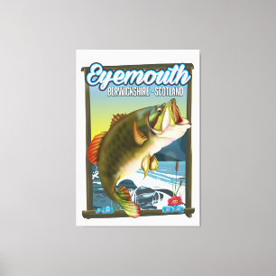 Toile Affiche de pêche à Eyemouth Berwickshire Écosse.