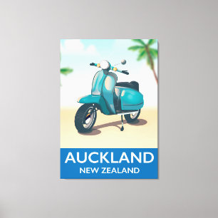 Toile Affiche de voyage à Auckland Nouvelle-Zélande