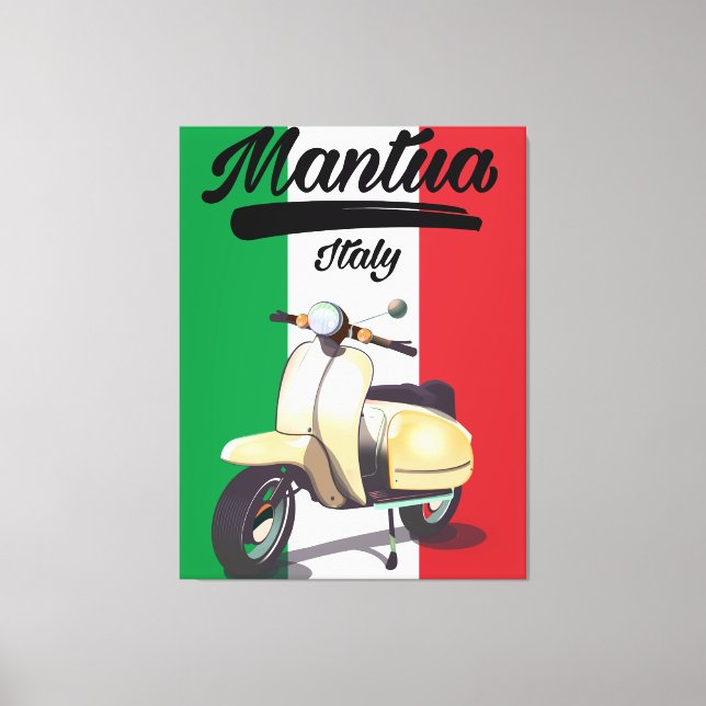 Toile Affiche de voyage à Mantoue Italie (Recto)