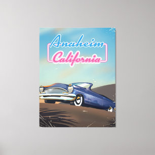 Toile Affiche de voyage Anaheim California