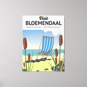 Toile Affiche de voyage Bloemendaal Amsterdam
