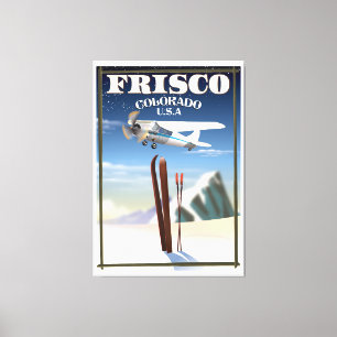 Toile Affiche de voyage de Frisco Colorado USA