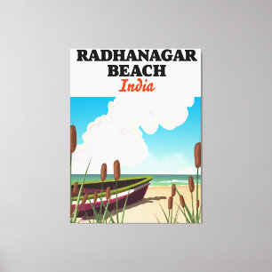 Toile Affiche de voyage de Radhanagar Beach Inde