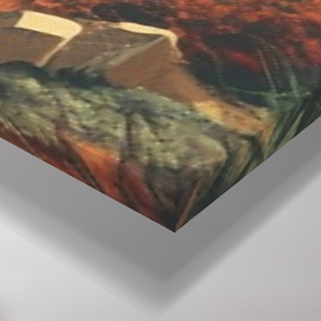 Toile Affiche de voyage de style rétro - Grand Canyon Ad (Coin(Bas))