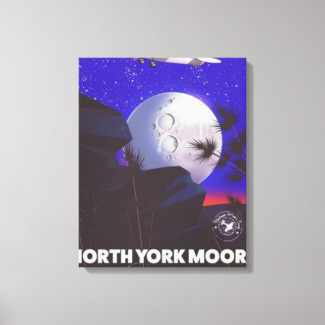 Toile Affiche de voyage en Angleterre dans les North Yor (Recto)