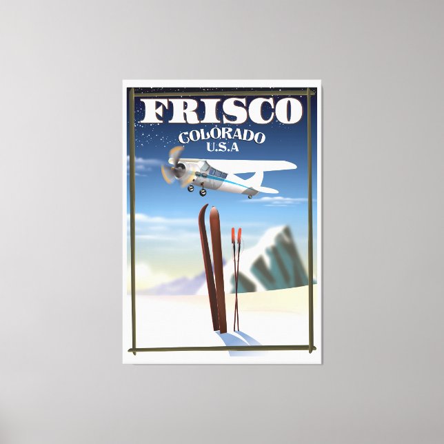 Toile Affiche de voyage Frisco Colorado USA (Recto)