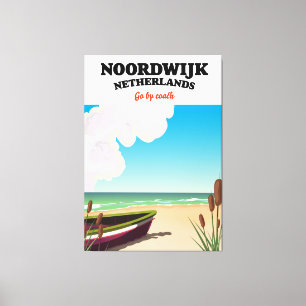 Toile Affiche de voyage Noordwijk Pays-Bas