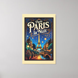 Toile Affiche de voyage Paris,
