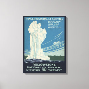 Toile Affiche De Voyage Pour Le Parc National De Yellows