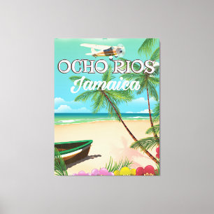 Toile Affiche de voyage Reggae Beach Jamaïque