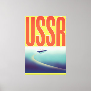Toile Affiche de voyage soviétique URSS