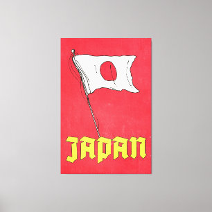 Toile Affiche de voyage vintage Japon