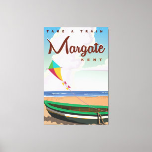 Toile Affiche de voyage vintage Margate Kent