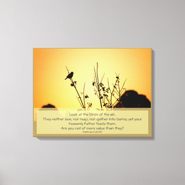 Toile Affiche Oiseaux de l'air (Recto)