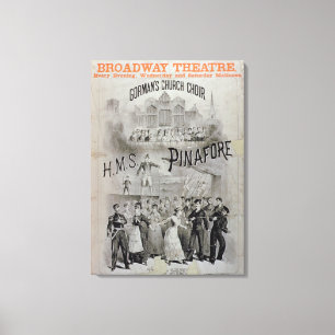 Toile Affiche pour la "chasuble de voie HMP", exécutée