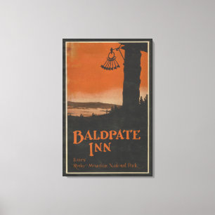 Toile Affiche promotionnelle d'auberge de Baldpate # 2