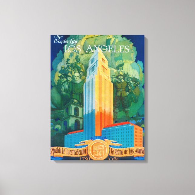 Toile Affiche promotionnelle de Los Angeles (Recto)