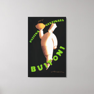 Toile Affiche promotionnelle de pâtes de Buitoni