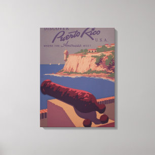 Toile Affiche promotionnelle pour les voyages