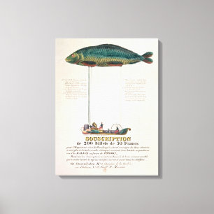 Toile Affiche publicitaire de l'abonnement