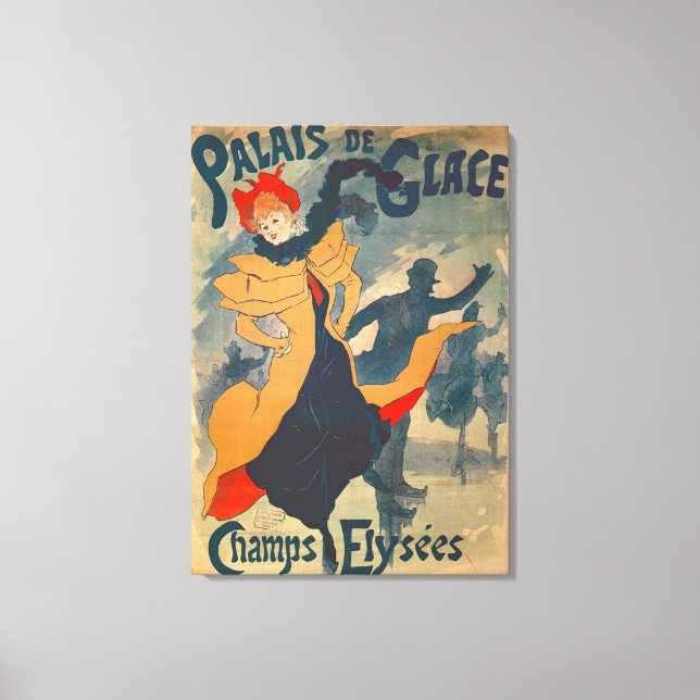 Toile Affiche publicitaire du Palais de Glace (Recto)