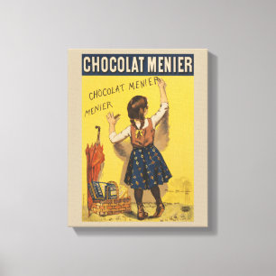 Toile Affiche vintage Chocolat Menier française Art Boui