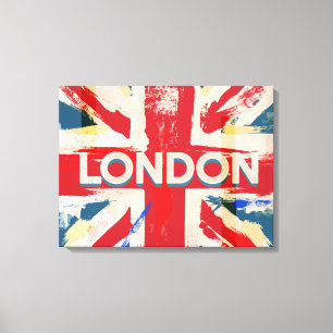 Toile Affiche vintage de l'Union de Londres