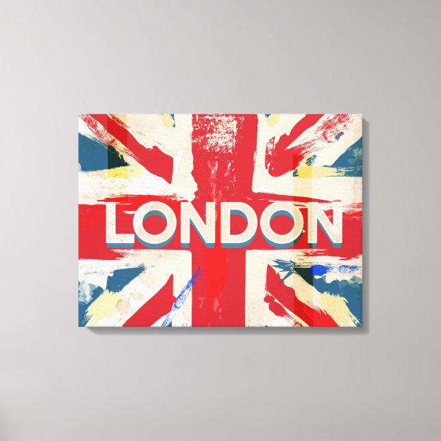 Toile Affiche vintage de l'Union de Londres (Recto)